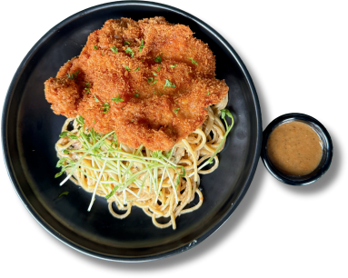 Pasta ayam rangup dari menu The Suasana Cafe